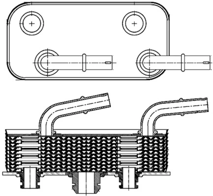 Õliradiaator, automaatkast MAHLE CLC 180 000S