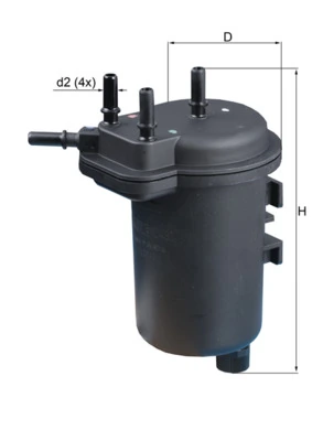 Kütusefilter MAHLE KL 432
