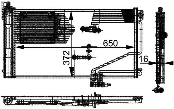 Kondensaator, kliimaseade MAHLE AC 346 000P