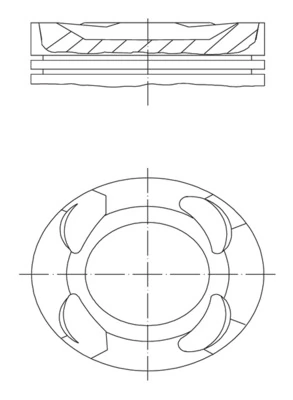 Kolvid MAHLE 081 PI 00109 000