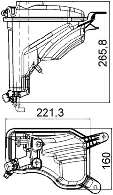 Paisupaak, jahutusvedelik MAHLE CRT 207 000S