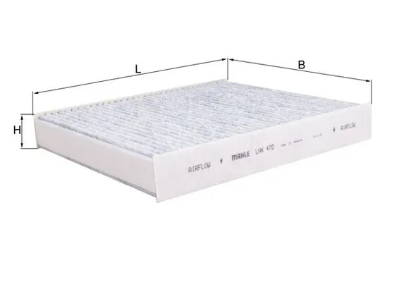 Filter, salongiõhk MAHLE LAK 472