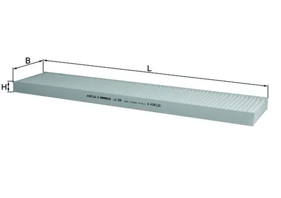 Filter, salongiõhk MAHLE LA 226