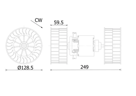 Salongipuhur MAHLE AB 323 000S