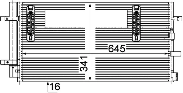 Kondensaator, kliimaseade MAHLE AC 457 000P