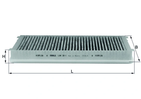 Filter, salongiõhk MAHLE LAK 32/1