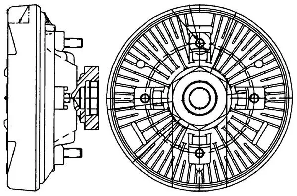 Sidur, radiaatoriventilaator MAHLE CFC 232 000P