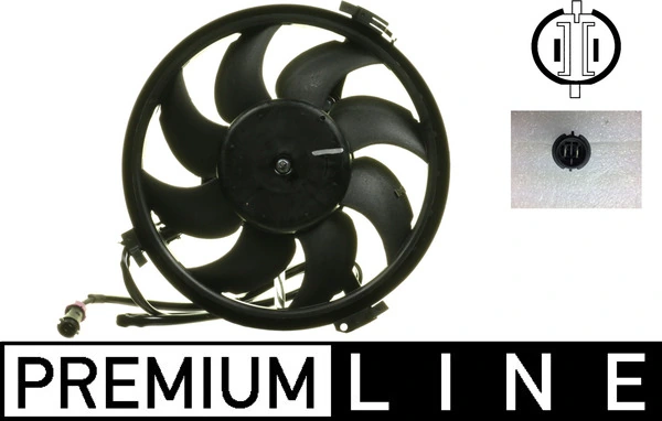 Ventilaator, mootorijahutus MAHLE CFF 4 000P