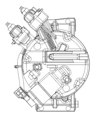 Kompressor, kliimaseade MAHLE ACP 556 000P