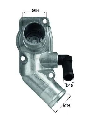 Termostaat, Jahutusvedelik MAHLE TI 43 92D