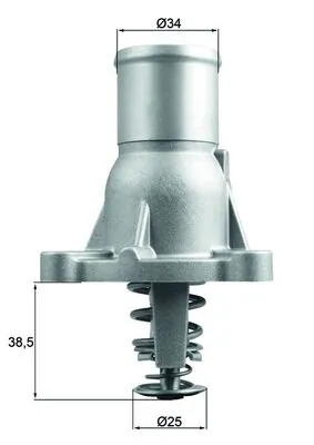 Termostaat, Jahutusvedelik MAHLE TI 260 92
