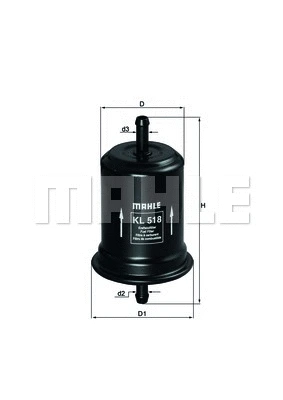 Kütusefilter MAHLE KL 518