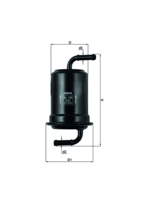 Kütusefilter MAHLE KL 159