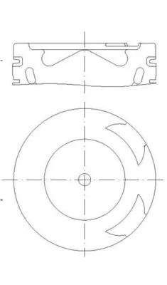 Kolvid MAHLE 001 PI 00186 000