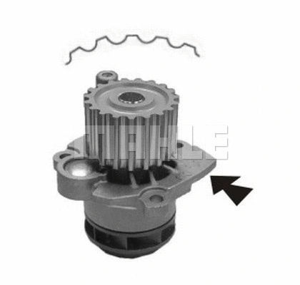 Veepump, mootori jahutus BEHR MAHLE CP 6 000S