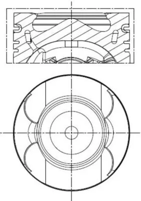 Kolvid MAHLE 013 PI 00156 000