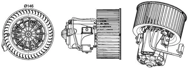 Salongipuhur MAHLE AB 150 000P
