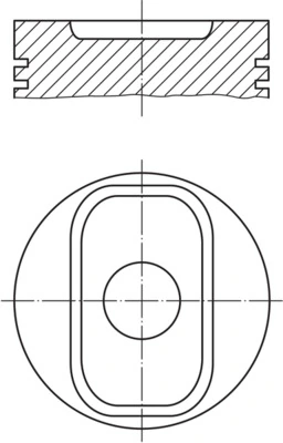 Kolvid MAHLE 640 PI 00117 000