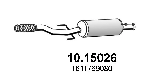 Tahma-/partikelfilter, väljalaskesüst. ASSO 10.15026