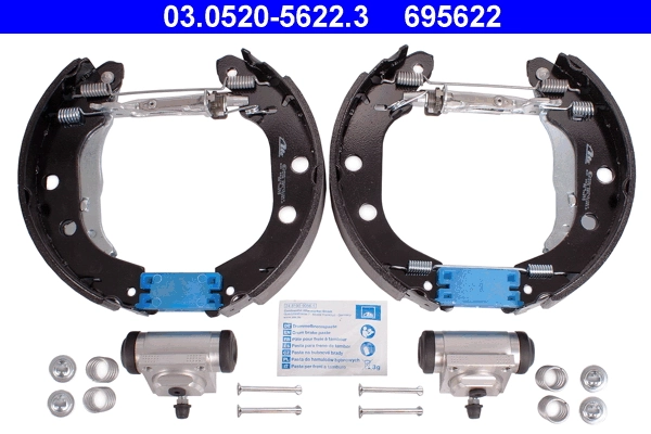 Piduriklotside komplekt ATE 03.0520-5622.3
