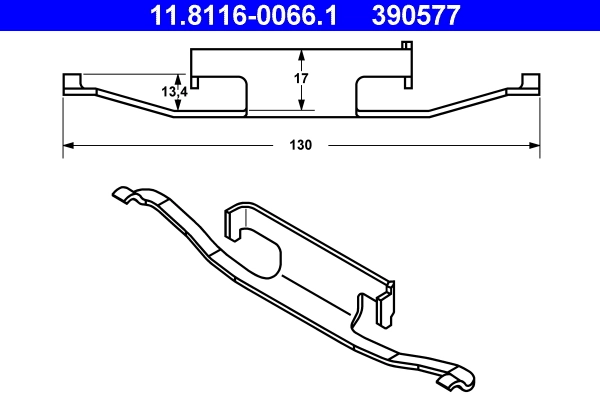 Vedru, Pidurisadul ATE 11.8116-0066.1