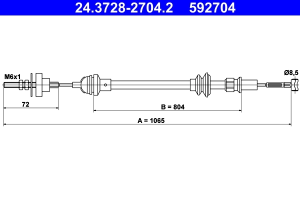 Tross, sidurikasutus ATE 24.3728-2704.2