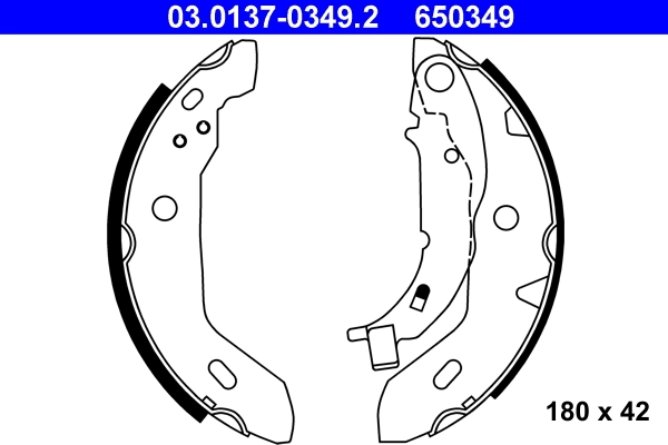 Piduriklotside komplekt ATE 03.0137-0349.2