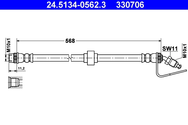Pidurivoolik ATE 24.5134-0562.3