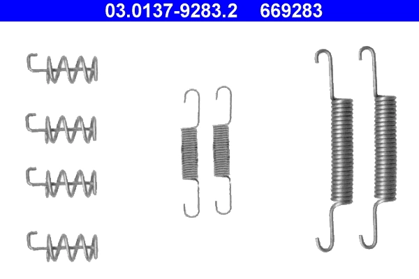 Lisakomplekt, seisupiduriklotsid ATE 03.0137-9283.2