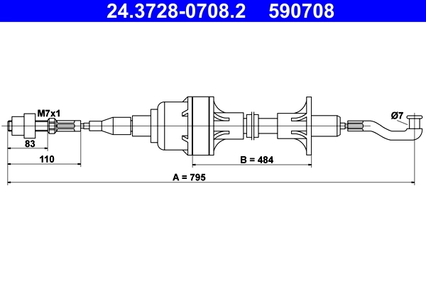 Tross, sidurikasutus ATE 24.3728-0708.2