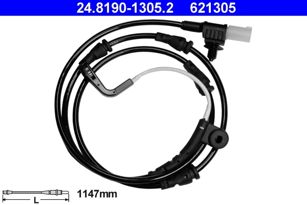 Hoiatuskontakt, piduriklotsi kulumine ATE 24.8190-1305.2