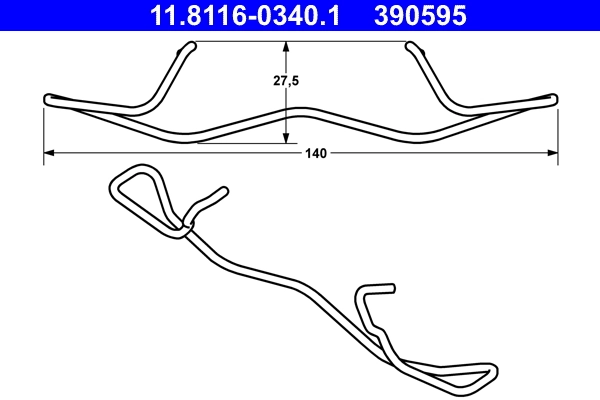 Vedru, Pidurisadul ATE 11.8116-0340.1