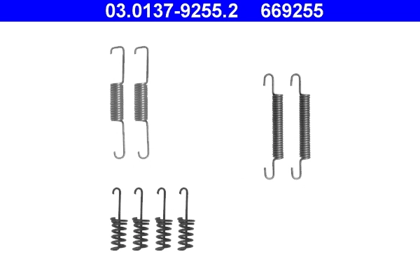 Lisakomplekt, seisupiduriklotsid ATE 03.0137-9255.2