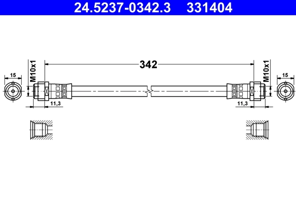 Pidurivoolik ATE 24.5237-0342.3
