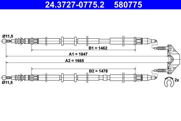 Tross, seisupidur ATE 24.3727-0775.2