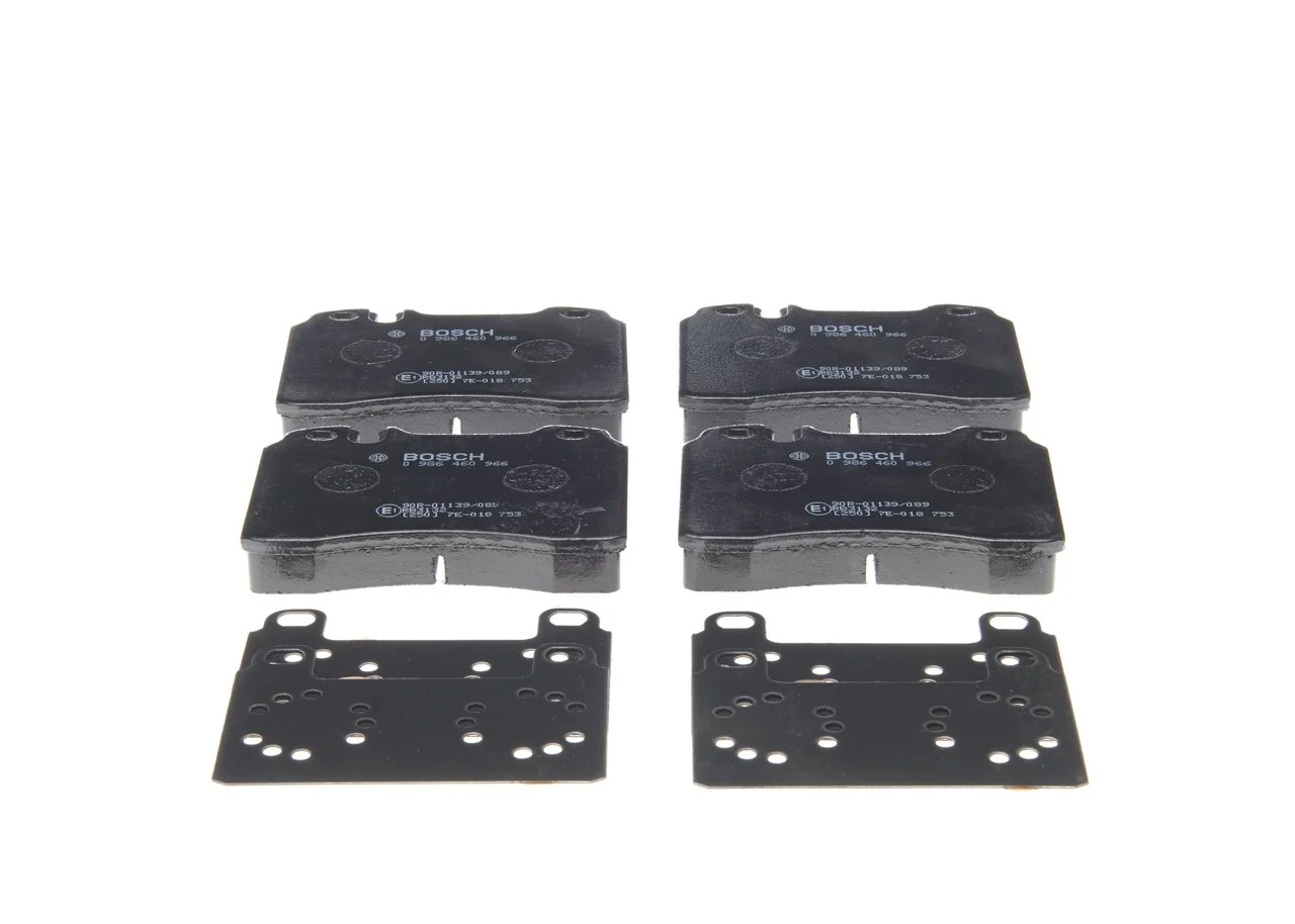 Piduriklotsi komplekt, ketaspidur BOSCH 0 986 460 966