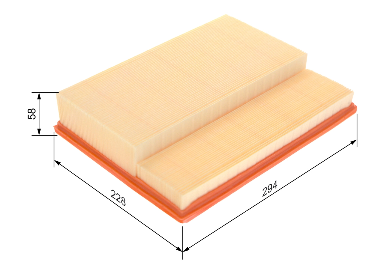 Õhufilter BOSCH 1 457 433 752