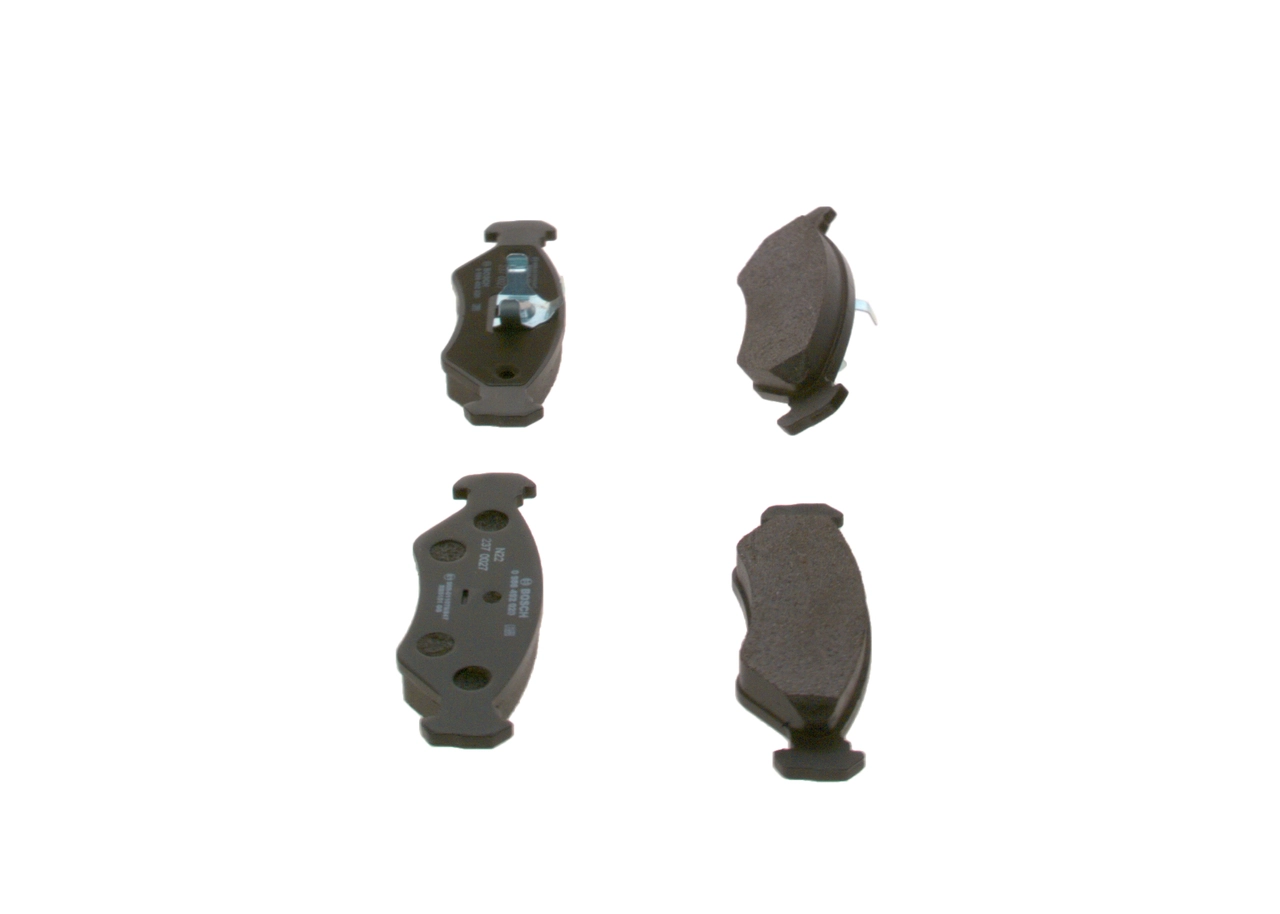 Piduriklotsi komplekt, ketaspidur BOSCH 0 986 492 020