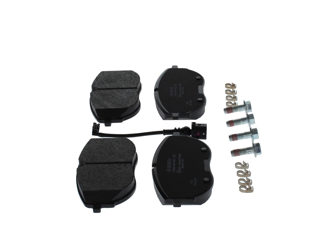 Piduriklotsi komplekt, ketaspidur BOSCH 0 986 460 082
