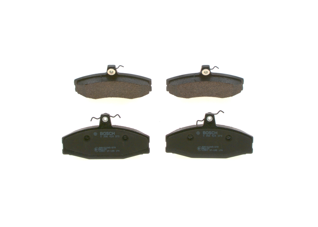 Piduriklotsi komplekt, ketaspidur BOSCH 0 986 424 373