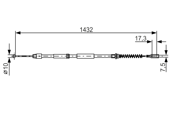 Tross, seisupidur BOSCH 1 987 482 034