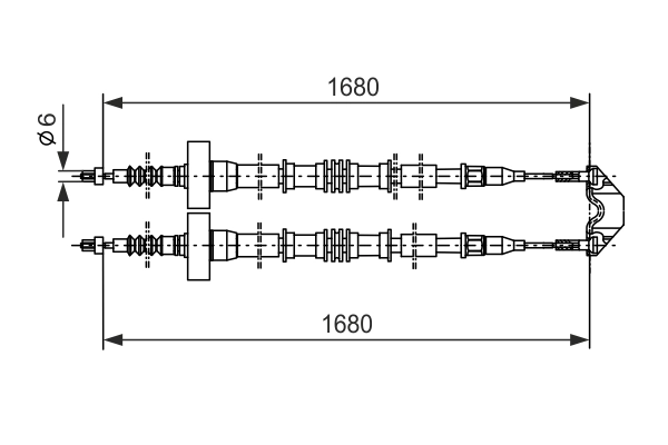 Tross, seisupidur BOSCH 1 987 477 528