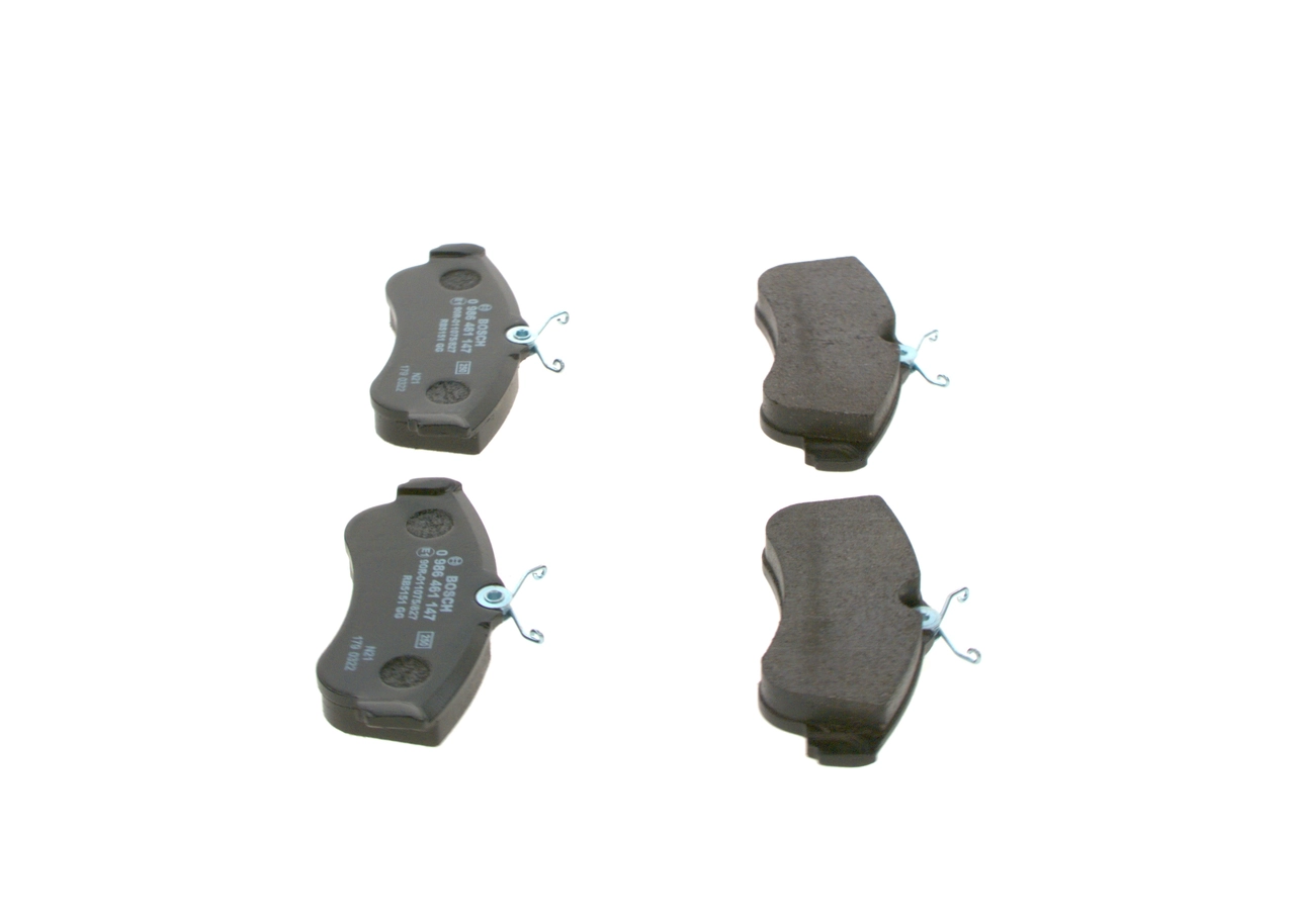 Piduriklotsi komplekt, ketaspidur BOSCH 0 986 461 147