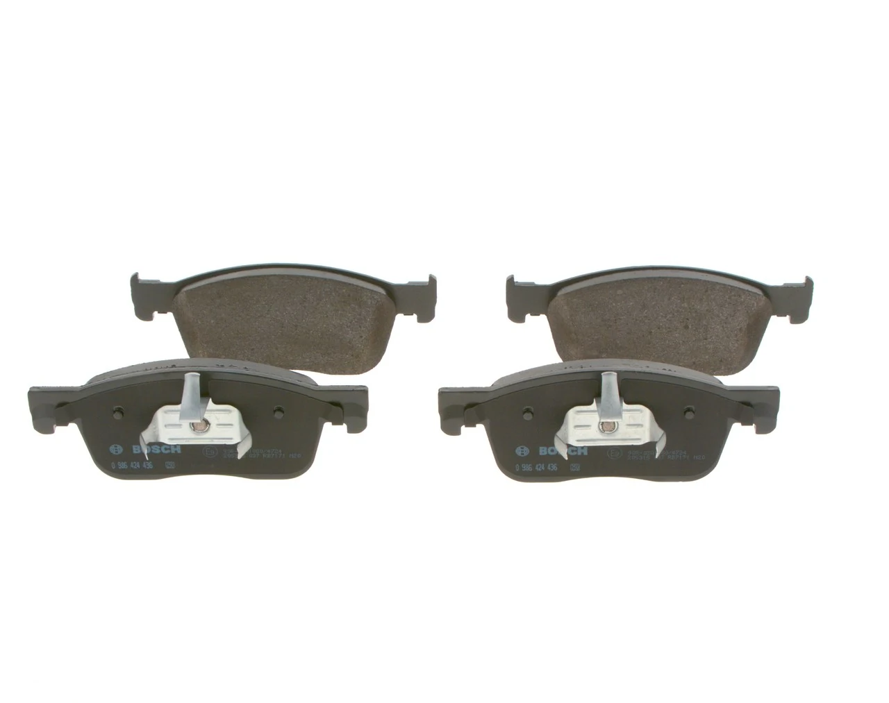 Piduriklotsi komplekt, ketaspidur BOSCH 0 986 424 436