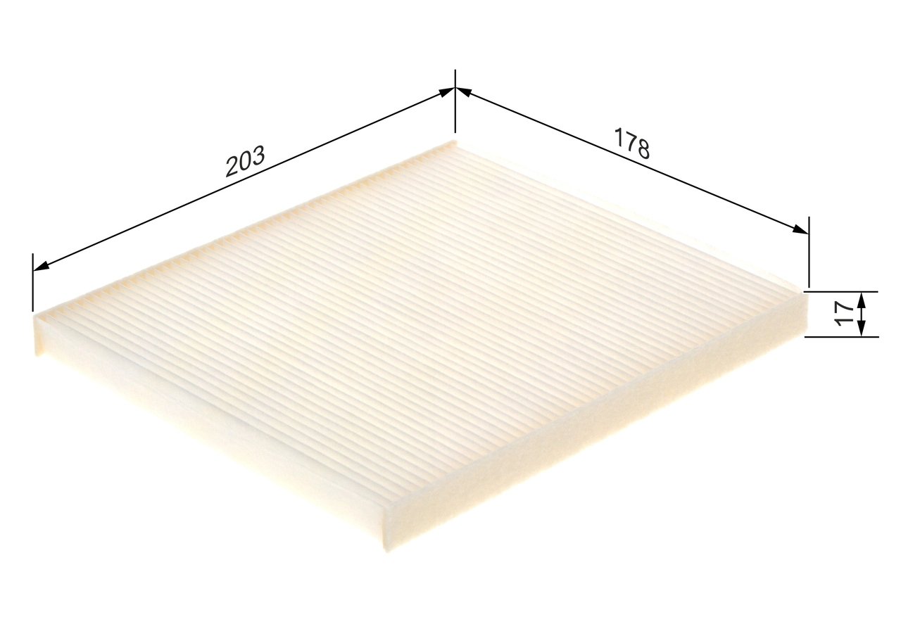 Filter, salongiõhk BOSCH 1 987 432 106