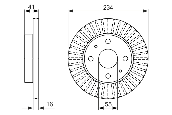Piduriketas BOSCH 0 986 479 C18