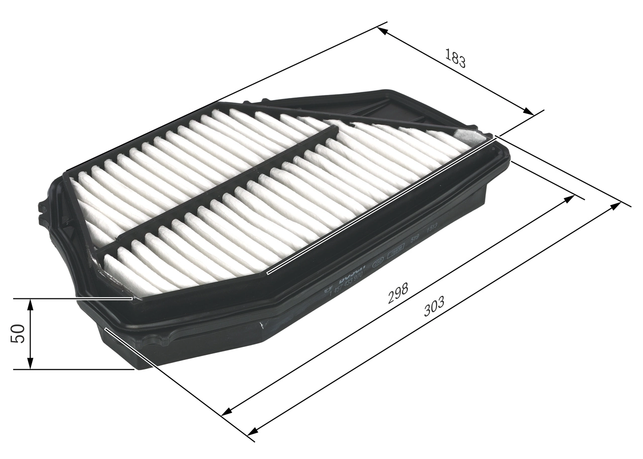 Õhufilter BOSCH 1 457 433 970