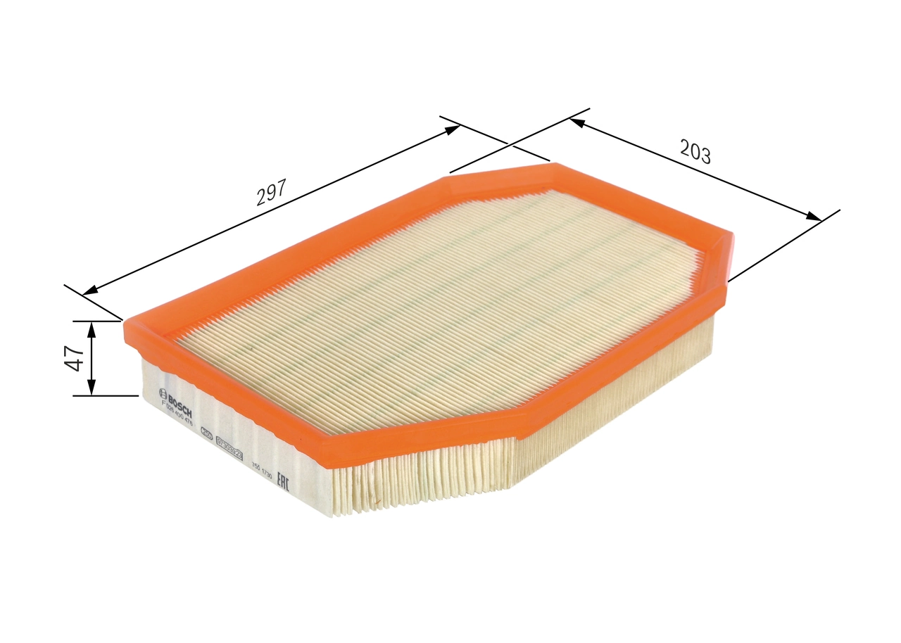 Õhufilter BOSCH F 026 400 476