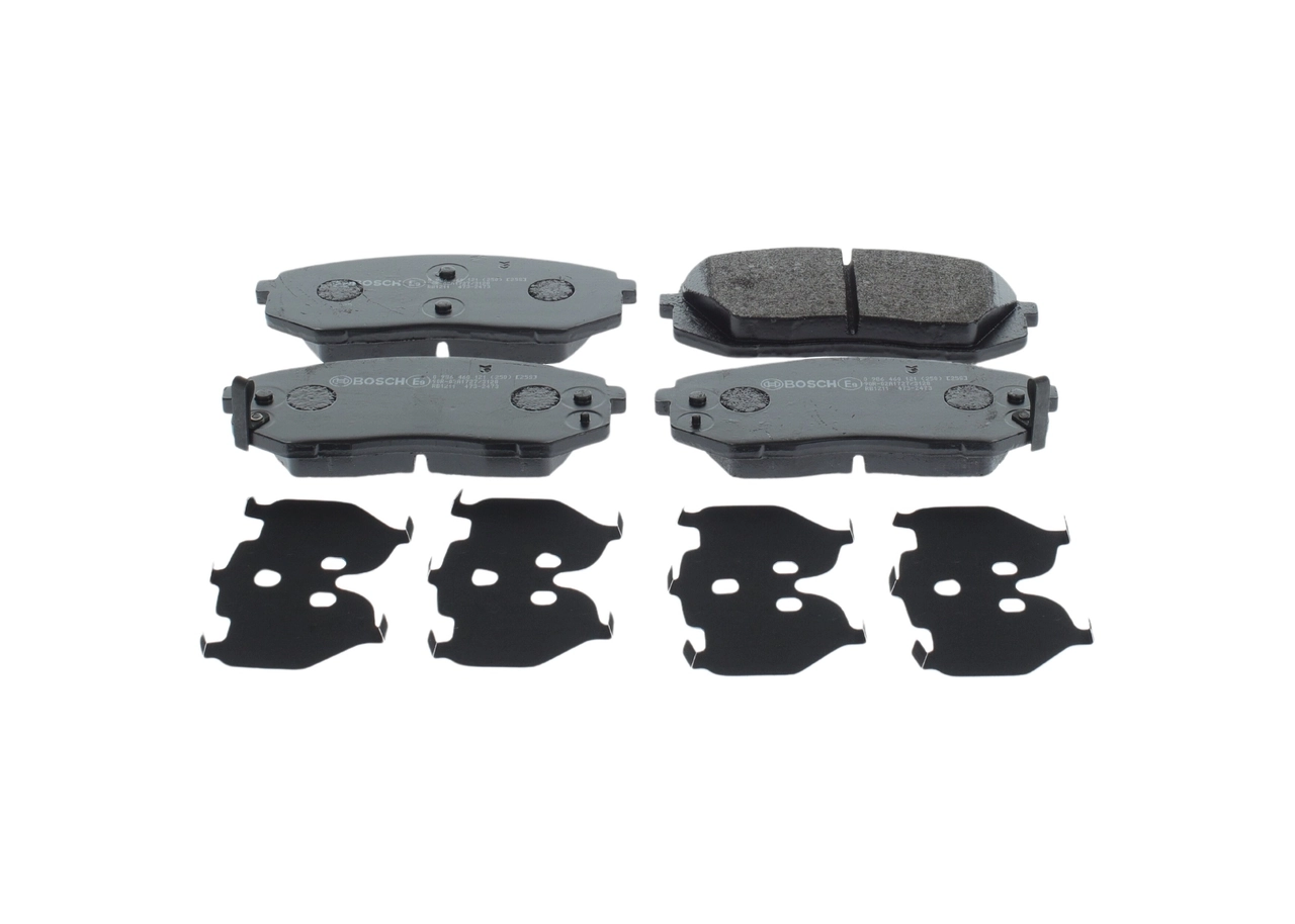 Piduriklotsi komplekt, ketaspidur BOSCH 0 986 460 121