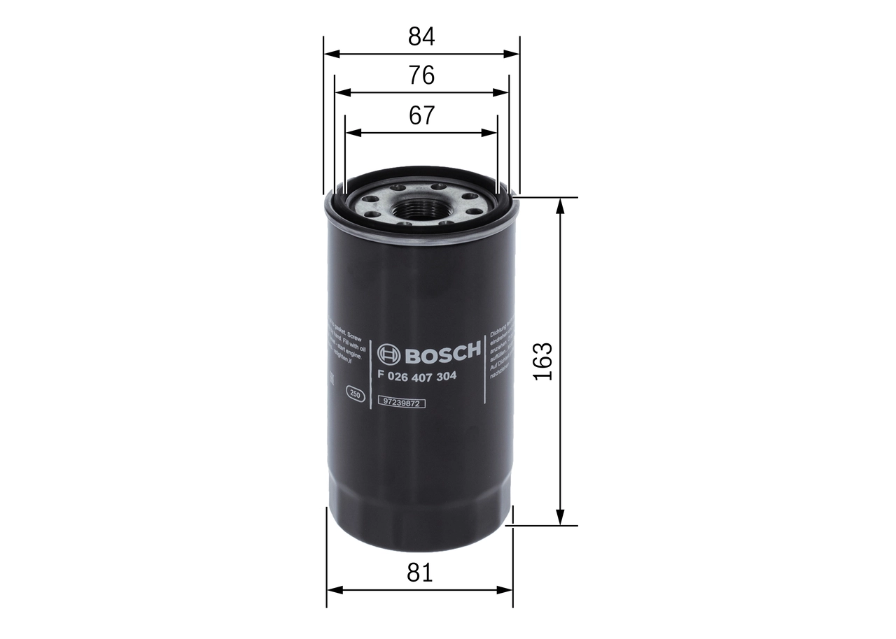 Õlifilter BOSCH F 026 407 304